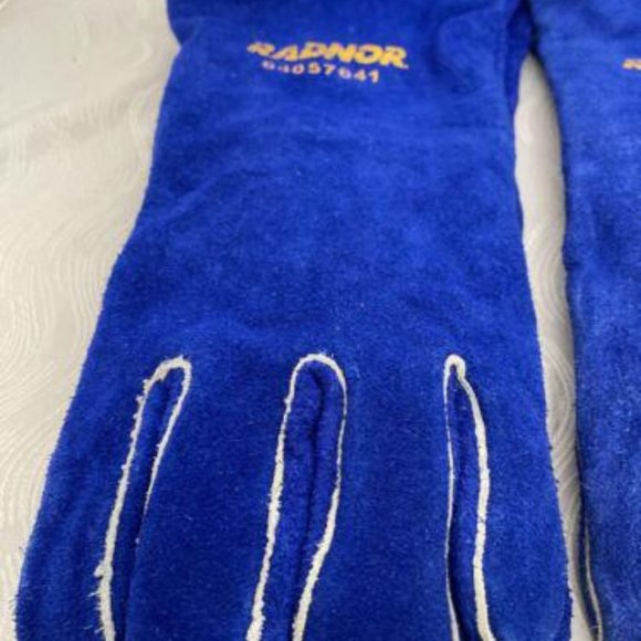 Gants De Soudure Radnor Select En Cuir De Vache - Taille L, Bleu Royal - Neufs